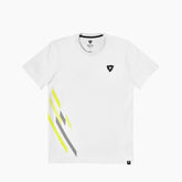 Maglietta Ready, una maglietta unisex in cotone grigio scuro. Design casual con grafica racing. Di REV'IT!.